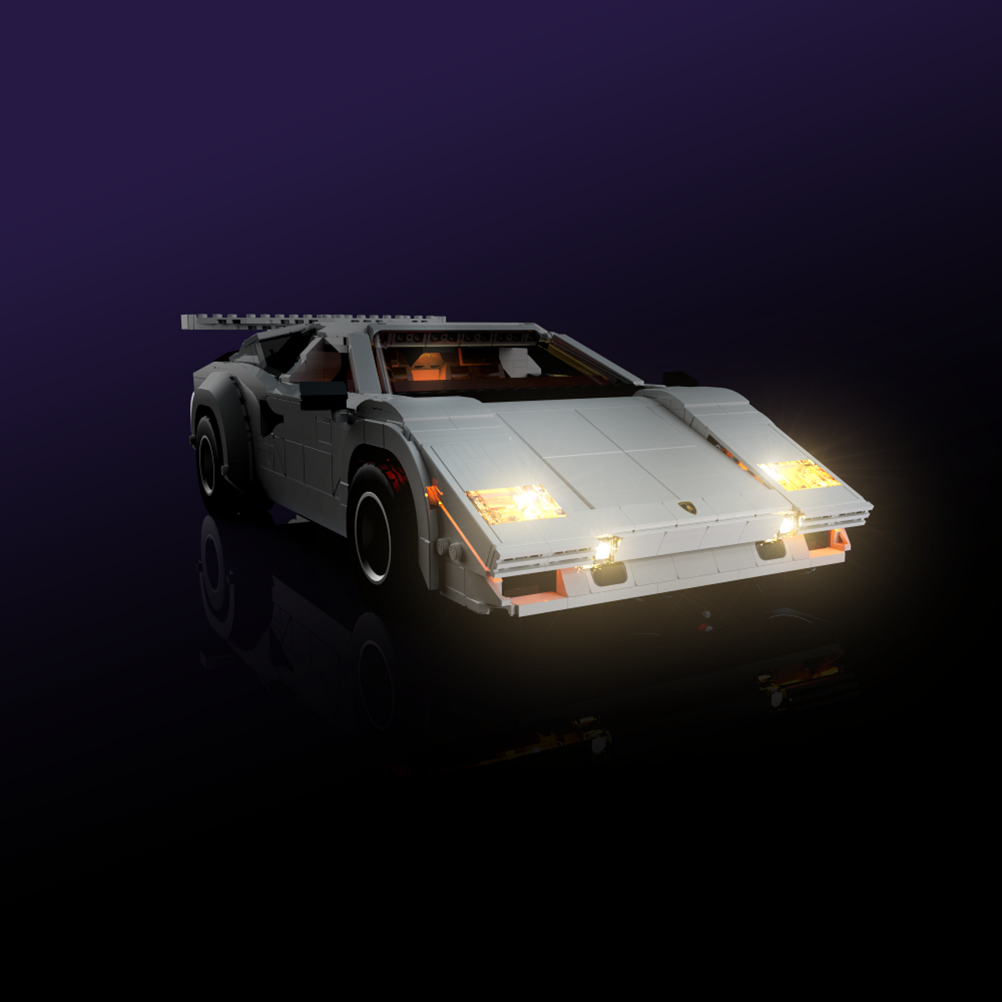 LMB 2.0 Light Kit for LEGO® Lamborghini Countach 5000 Quattrovalvole #10337