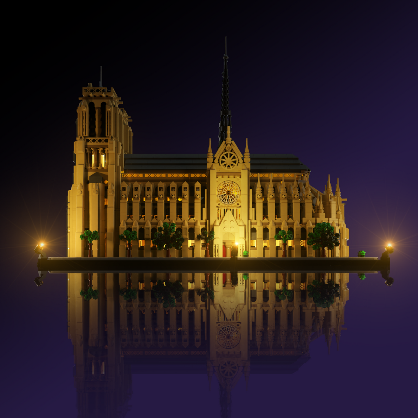 LMB 2.0 Light Kit for LEGO® Notre-Dame de Paris #21061