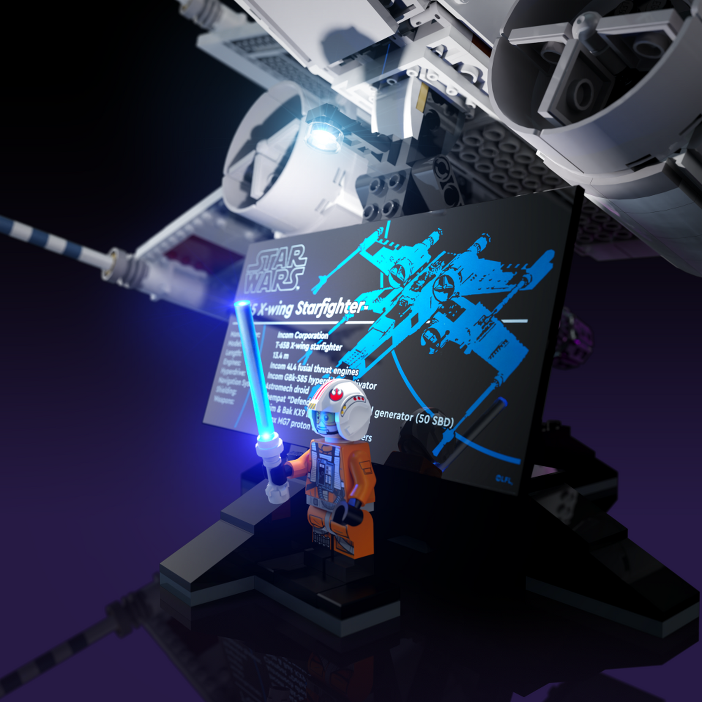 LMB 2.0 Light Kit for LEGO® Star Wars X-Wing Starfighter